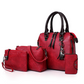 Ensemble de sacs à main 4 pièces en similicuir pour femme