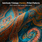 ⏳ Dernière heure – -50% se termine ! Blouse élégante à volants, style bohème et motif cachemire