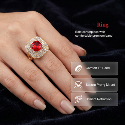 💎Brillez chaque jour : Ensemble de bijoux élégants en cristal et strass✨