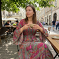 Robe longue fleurie bohème pour femme