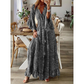 Robe longue fleurie bohème pour femme