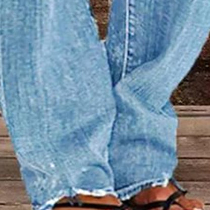 👖 PROMO LIMITÉE 50% DE RÉDUCTION ! 💥 Jean Femme Slim Évasé Déchiré – Distressed, Taille Haute, Lavage Vintage ✨