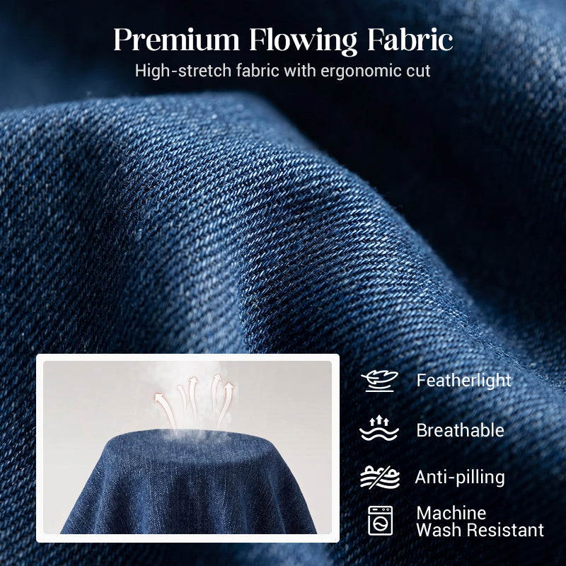 📢📢40 % DE RÉDUCTION !! ⏰Robe décontractée en jean pour femme, pour l'été