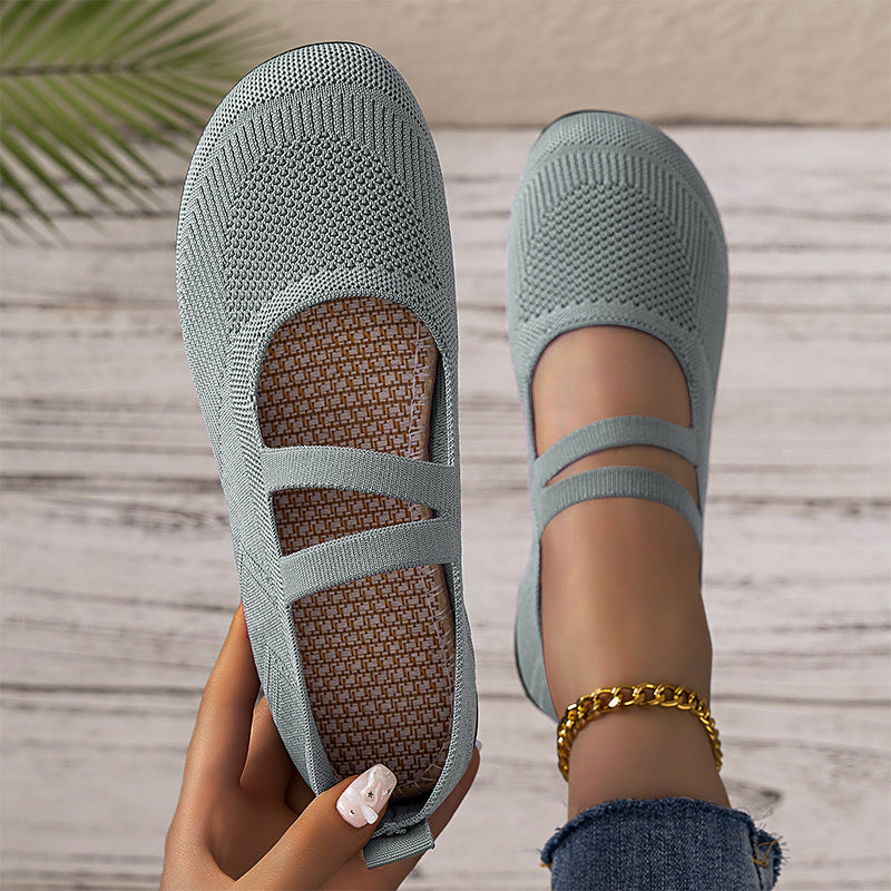⏰ Dernière chance ! -50 % sur le stock restant ! Ballerines respirantes Flyknit pour femme