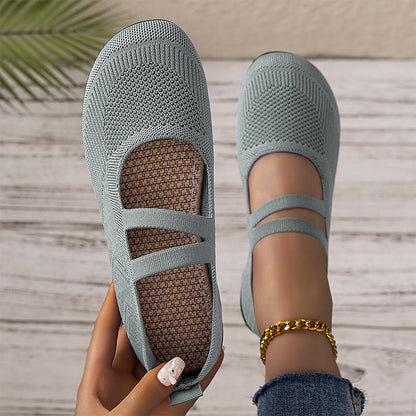 ⏰ Dernière chance ! -50 % sur le stock restant ! Ballerines respirantes Flyknit pour femme