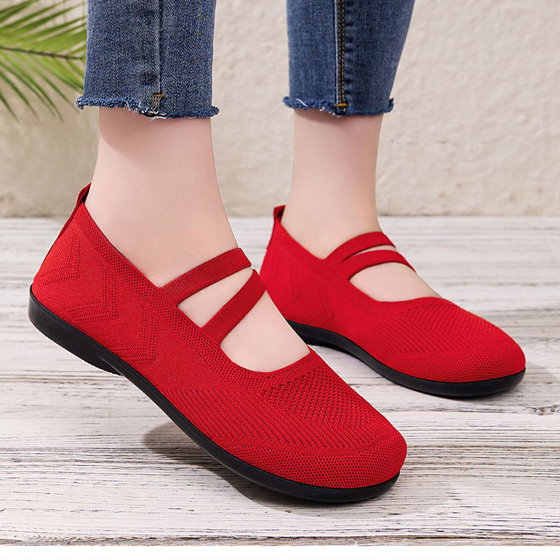 ⏰ Dernière chance ! -50 % sur le stock restant ! Ballerines respirantes Flyknit pour femme