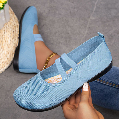 ⏰ Dernière chance ! -50 % sur le stock restant ! Ballerines respirantes Flyknit pour femme