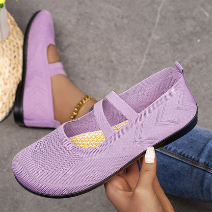⏰ Dernière chance ! -50 % sur le stock restant ! Ballerines respirantes Flyknit pour femme