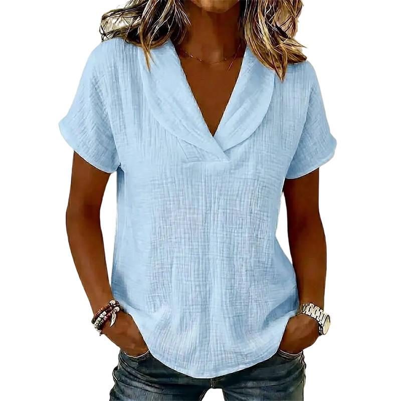 💞 Plus de 100.000 vendus ! Le hit de l'été 2026 – -50% pour durée limitée ！T-shirt d'été en maille ample pour femme