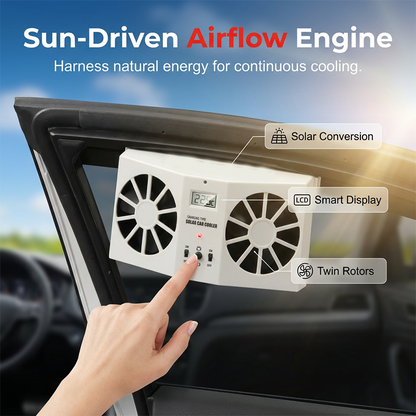 🌞Ventilateur d'extraction solaire pour voiture