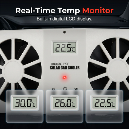 🌞Ventilateur d'extraction solaire pour voiture