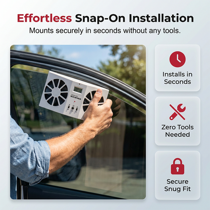 🌞Ventilateur d'extraction solaire pour voiture