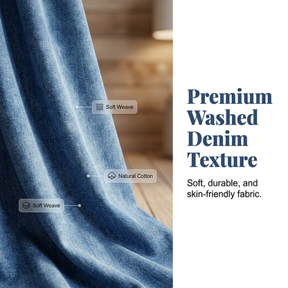 ☀️ Le best-seller de l'été 2026 est arrivé ! Robe longue ample en denim délavé pour femme