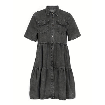 ⌛50 % de réduction le dernier jour – Robe d'été élégante en jean pour femme