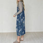 🏃‍♀️ Se vend en quelques secondes – dépêchez-vous ! Salopette en jean à imprimé floral vintage pour femme