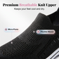 Chaussures de marche en tricot respirant pour femme