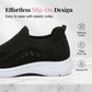 Chaussures de marche en tricot respirant pour femme