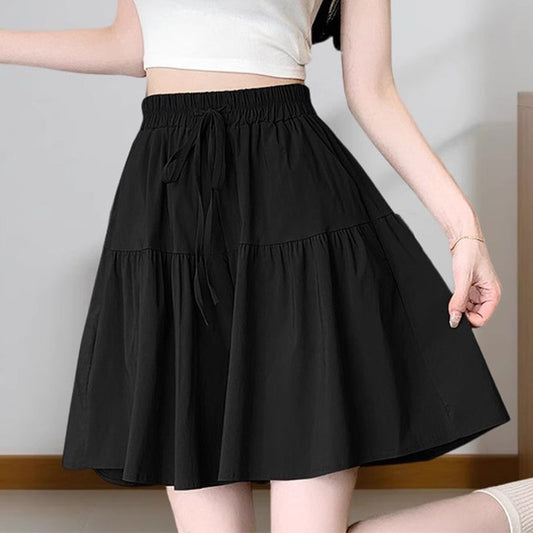 👗 PROMO LIMITÉE 50% DE RÉDUCTION ! 💥 Pantalon-Jupe Taille Haute Femme – Silhouette A, Poches, Ceinture Élastique ✨
