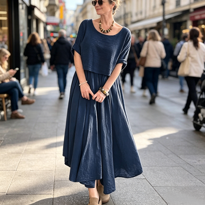Nouveauté 💙 Ensemble deux pièces d'été décontracté avec jupe ✨