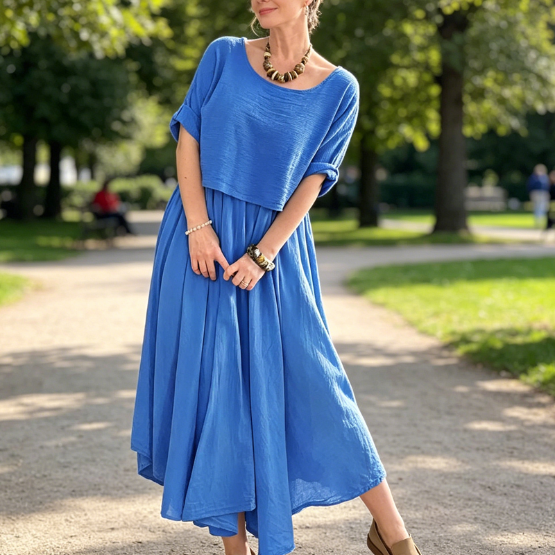 Nouveauté 💙 Ensemble deux pièces d'été décontracté avec jupe ✨