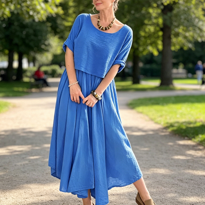 Nouveauté 💙 Ensemble deux pièces d'été décontracté avec jupe ✨