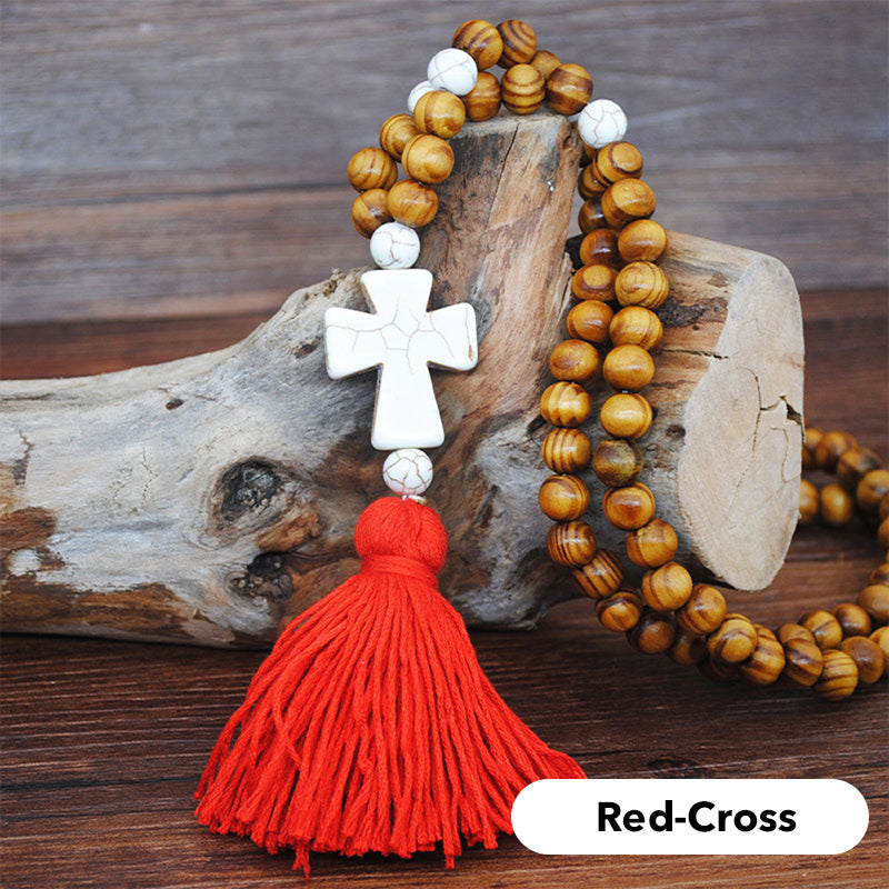 Collier long pour femme, style bohème rétro, pour vacances à la plage et tenue de tous les jours