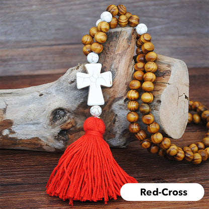 Collier long pour femme, style bohème rétro, pour vacances à la plage et tenue de tous les jours