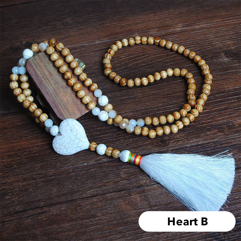 Collier long pour femme, style bohème rétro, pour vacances à la plage et tenue de tous les jours