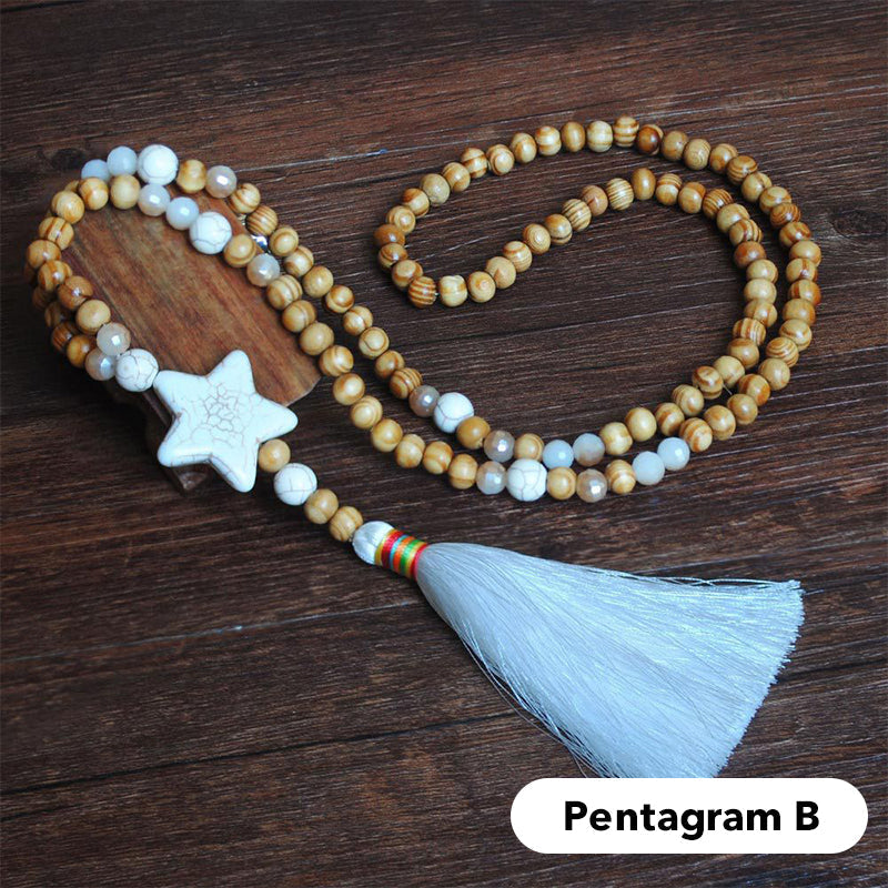 Collier long pour femme, style bohème rétro, pour vacances à la plage et tenue de tous les jours