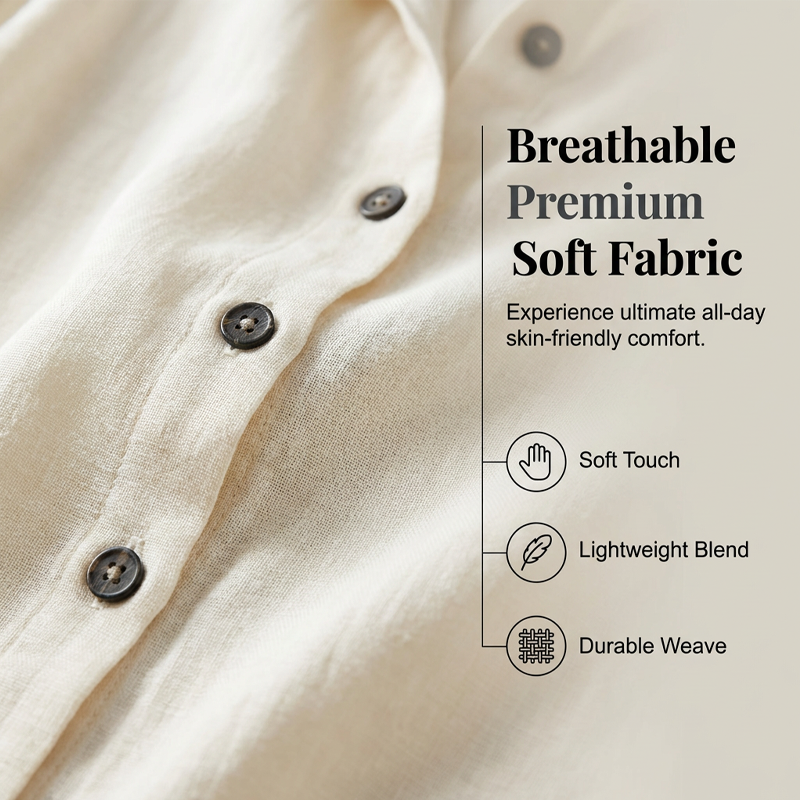 Robe Maxi Sans Manches Boutonnée à Capuche