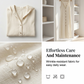 Robe Maxi Sans Manches Boutonnée à Capuche