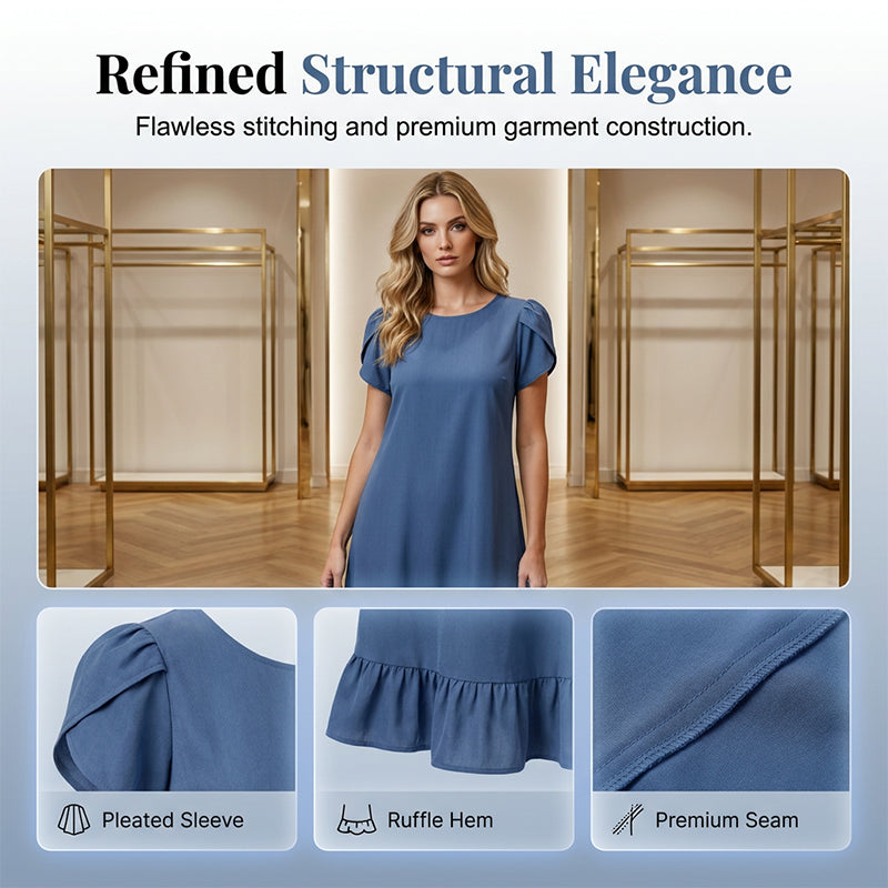 👗 Nouveauté tout juste arrivée – -50 % pour l'essayer ! ✨ Robe élégante en denim délavé – Une élégance décontractée pour tous les jours 💙