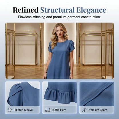 👗 Nouveauté tout juste arrivée – -50 % pour l'essayer ! ✨ Robe élégante en denim délavé – Une élégance décontractée pour tous les jours 💙