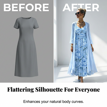 🌸👗Ensemble deux pièces fleuri élégant pour femme – le look parfait pour les vacances d'été✨