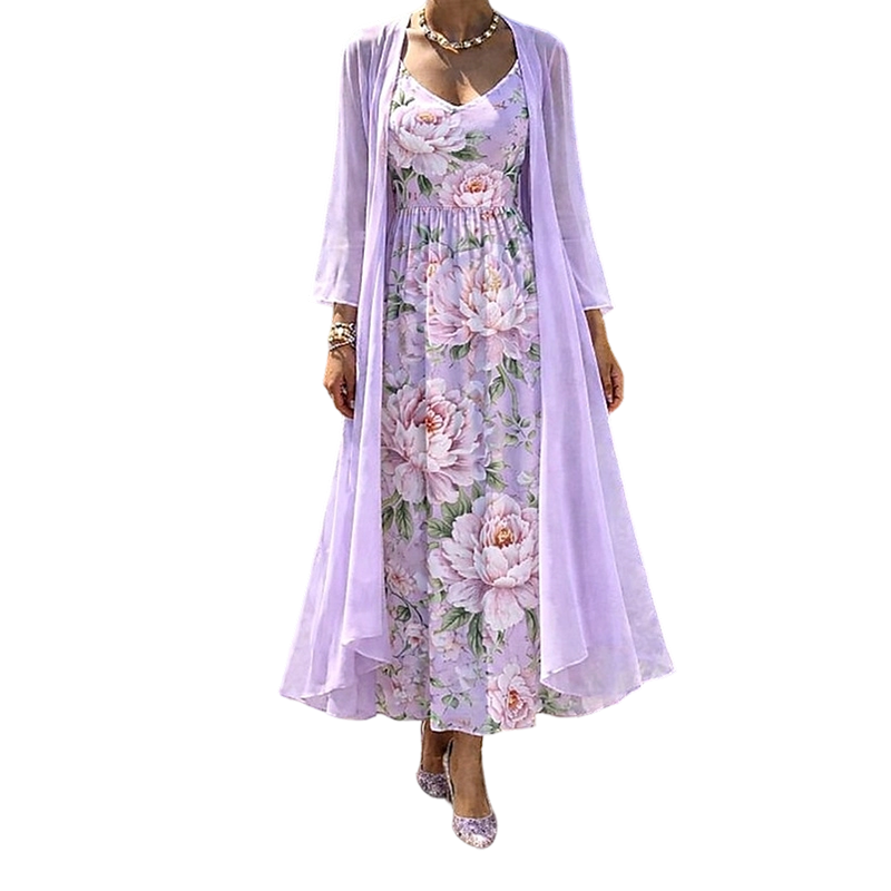 🌸👗Ensemble deux pièces fleuri élégant pour femme – le look parfait pour les vacances d'été✨