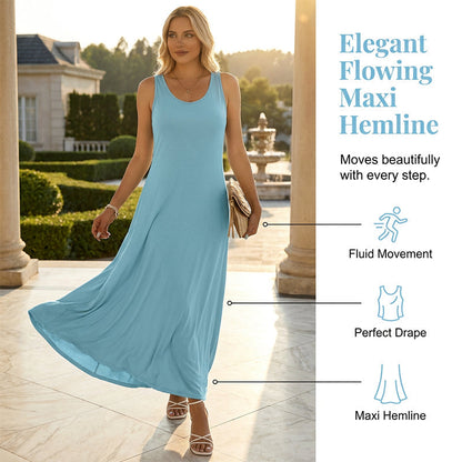 👗✨Robe débardeur décontractée pour femme – Mise en valeur de la silhouette et confort tout au long de la journée☀️