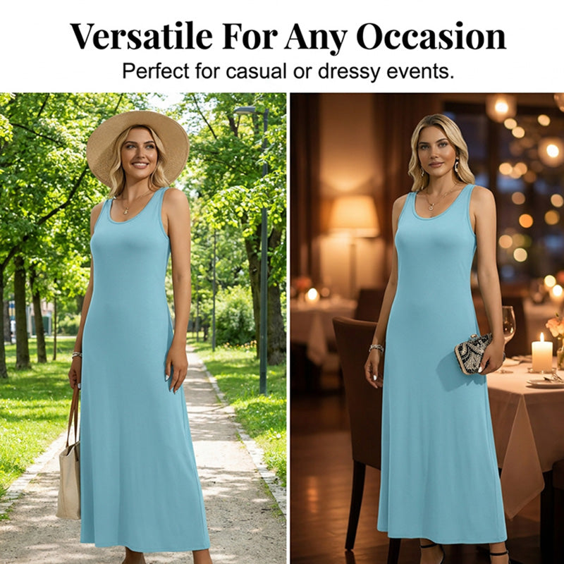 👗✨Robe débardeur décontractée pour femme – Mise en valeur de la silhouette et confort tout au long de la journée☀️
