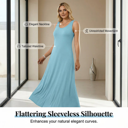👗✨Robe débardeur décontractée pour femme – Mise en valeur de la silhouette et confort tout au long de la journée☀️