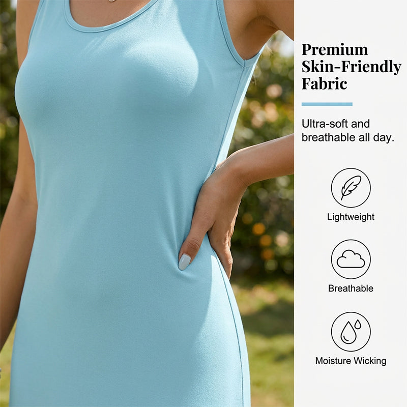 👗✨Robe débardeur décontractée pour femme – Mise en valeur de la silhouette et confort tout au long de la journée☀️
