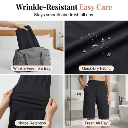 📢📢50 % DE RÉDUCTION !! ⏰Short de marche stretch confortable pour femme