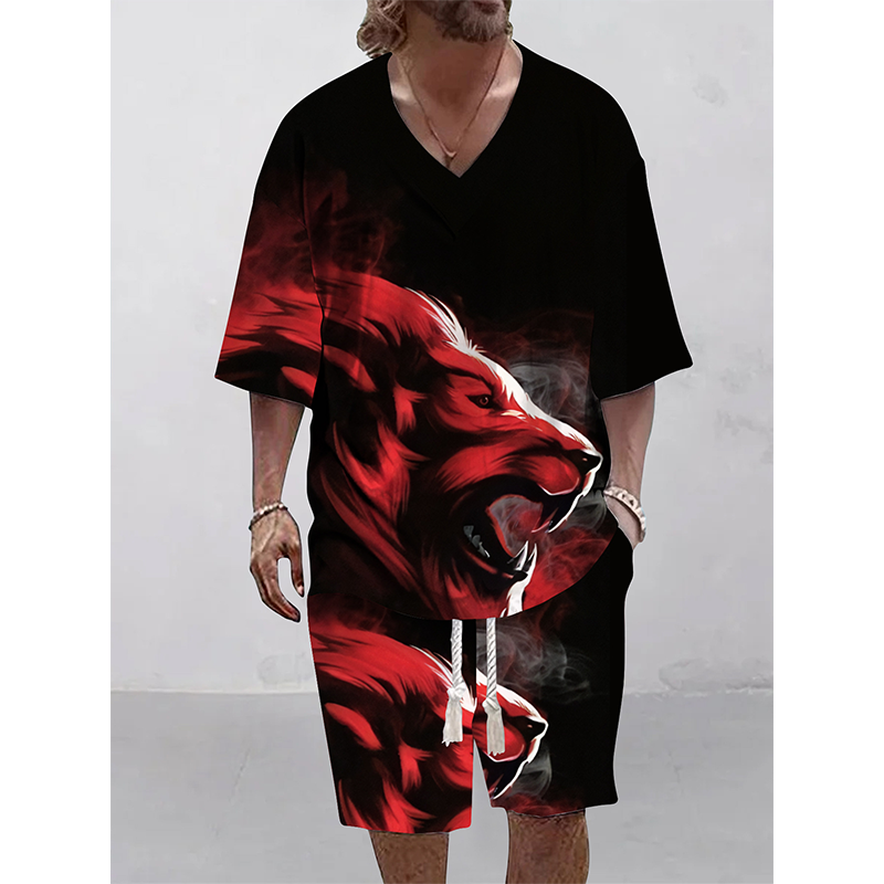 👕☀️Ensemble 2 pièces pour homme : haut décontracté et short – Confort et style sans effort 🔥