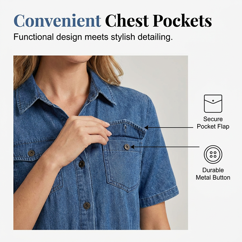 👗✨Robe longue en jean vintage pour femme – Un chic décontracté pour tous les jours🔥