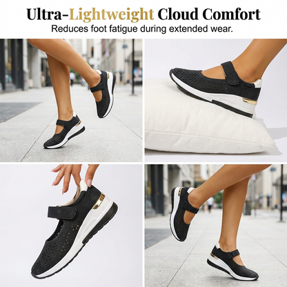 Chaussures à plateforme ajourées respirantes pour femmes