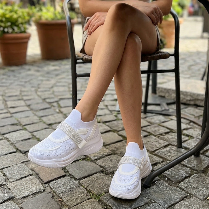 Baskets décontractées en maille respirante pour femme