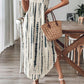 👗Une élégante robe longue sans manches pour femme, avec un décolleté en V✨