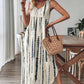 👗Une élégante robe longue sans manches pour femme, avec un décolleté en V✨