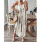 👗Une élégante robe longue sans manches pour femme, avec un décolleté en V✨