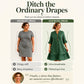Women's Summer Polka Dot Dress with Ruffle Sleeves
