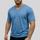 👕 PROMOTION LIMITÉE -50% ! 💥 T-shirt col V classique décontracté pour homme – Coupe athlétique, respirant, conservation de la forme ✨