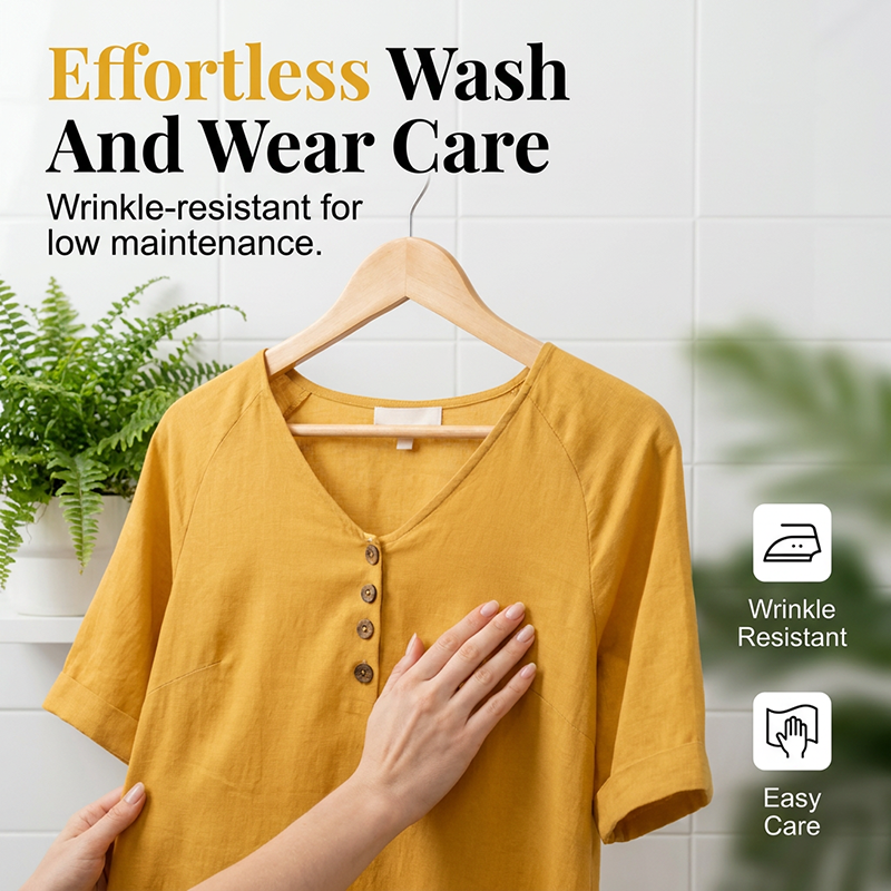 Robe d'été à col en V pour femme, coupe ample